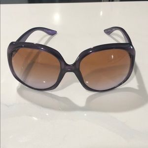 Christian Dior GLOSSY 1 sunglasses in purple.